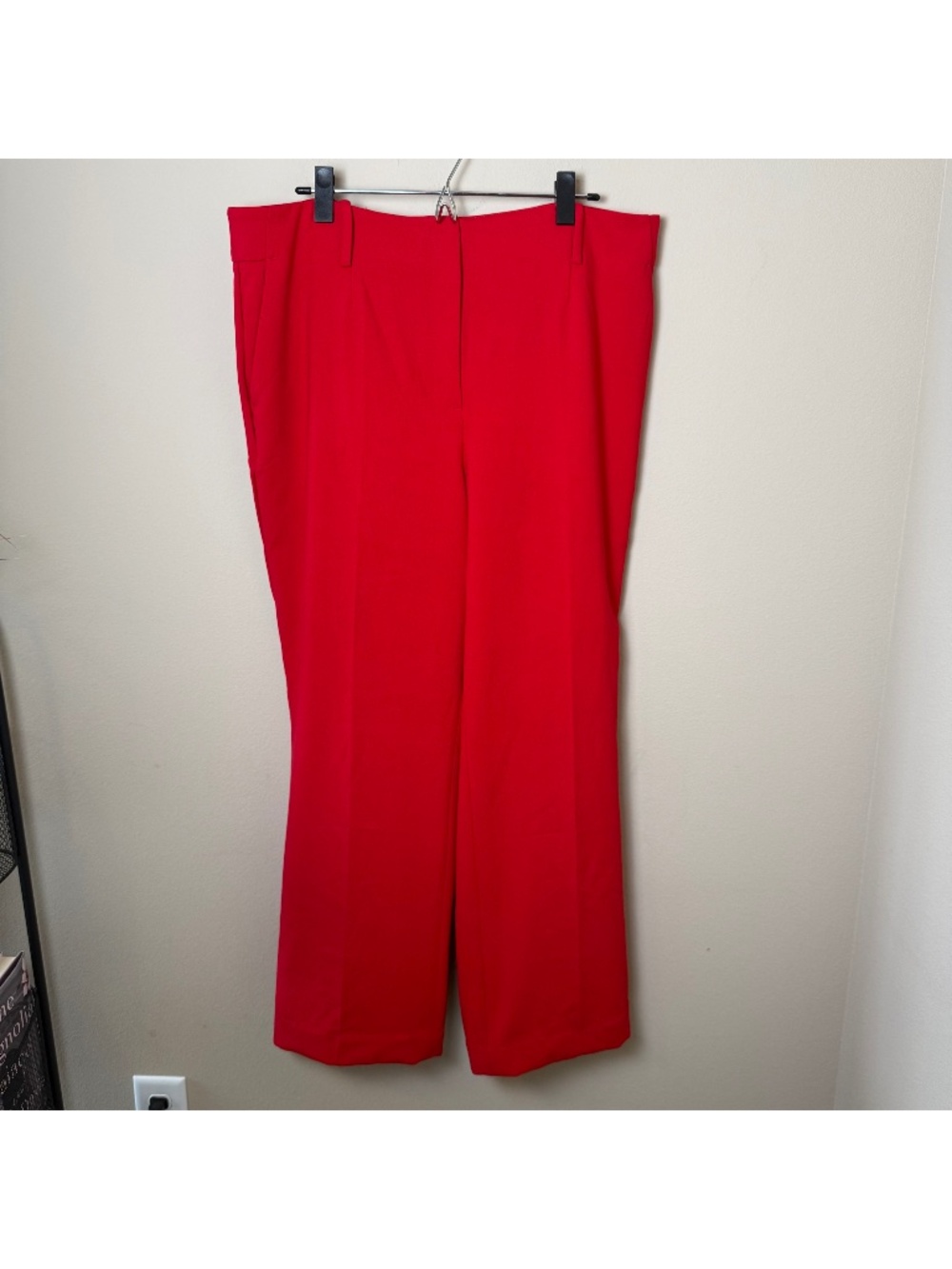 Talbots Southampton Pants Womens 16 Red Career Office Festive Holiday Christmas